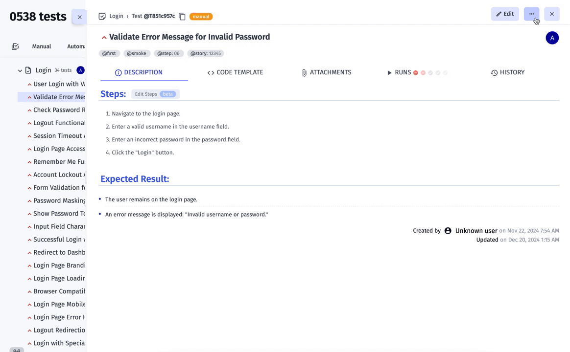 Release. Pinned Runs and Groups, Enhanced Test Plans, and Improved Parameters