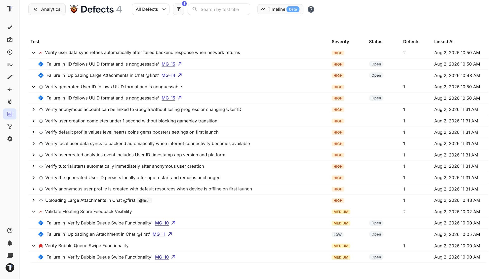 defects-analytics-testomat-io