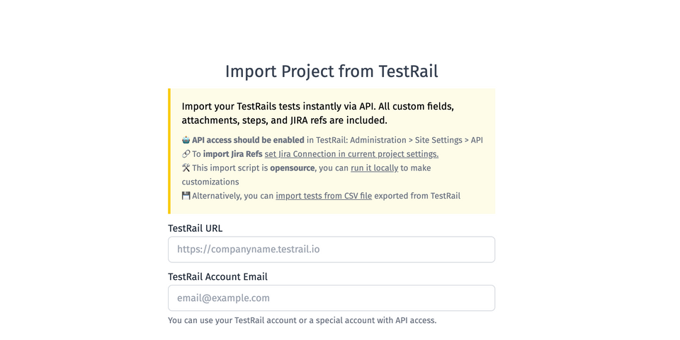 Release. Migration from TestRail, GitLab, And Python Integrations