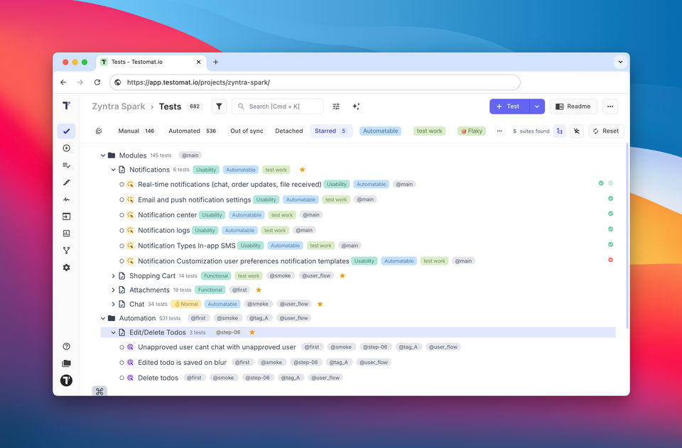 Upgraded Manual Testing, Navigation and AI-Powered Insights